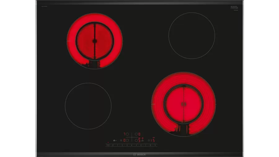 Bosch PKG775FP2E Siyah Seramik Elektrikli Ankastre Ocak