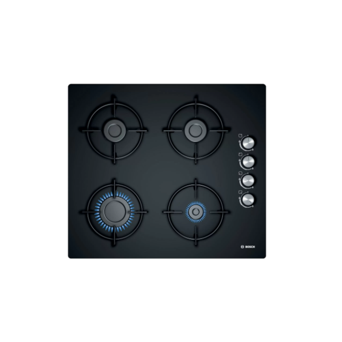 Bosch POP6C6O10O Doğalgazlı Siyah Cam Ankastre Ocak