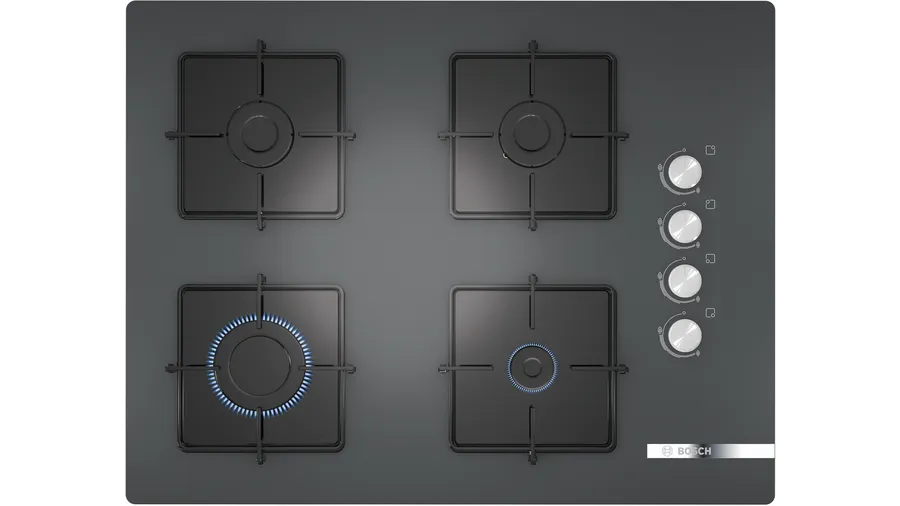 Bosch POP7C9O12O Gri Cam Ankastre Ocak