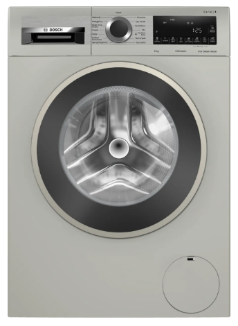 BOSCH WGA244ZXTR Serie 4 Çamaşır Makinesi 9 kg 1400 dev./dak., Gümüş