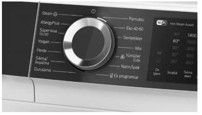 BOSCH WGK244Z0TR Serie 6 Çamaşır Makinesi 9 kg maks. 1400 dev./dak.