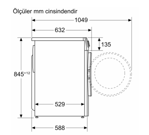 BOSCH WAL24PH0TR Çamaşır Makinesi 10 kg 1200 dev./dak.