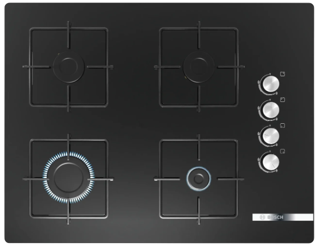 Bosch POP7C6O12O Siyah Cam Ankastre Ocak